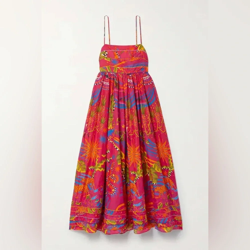 Farm Rio Printed Cotton-Voile Maxi Dress - Picture 6 of 8